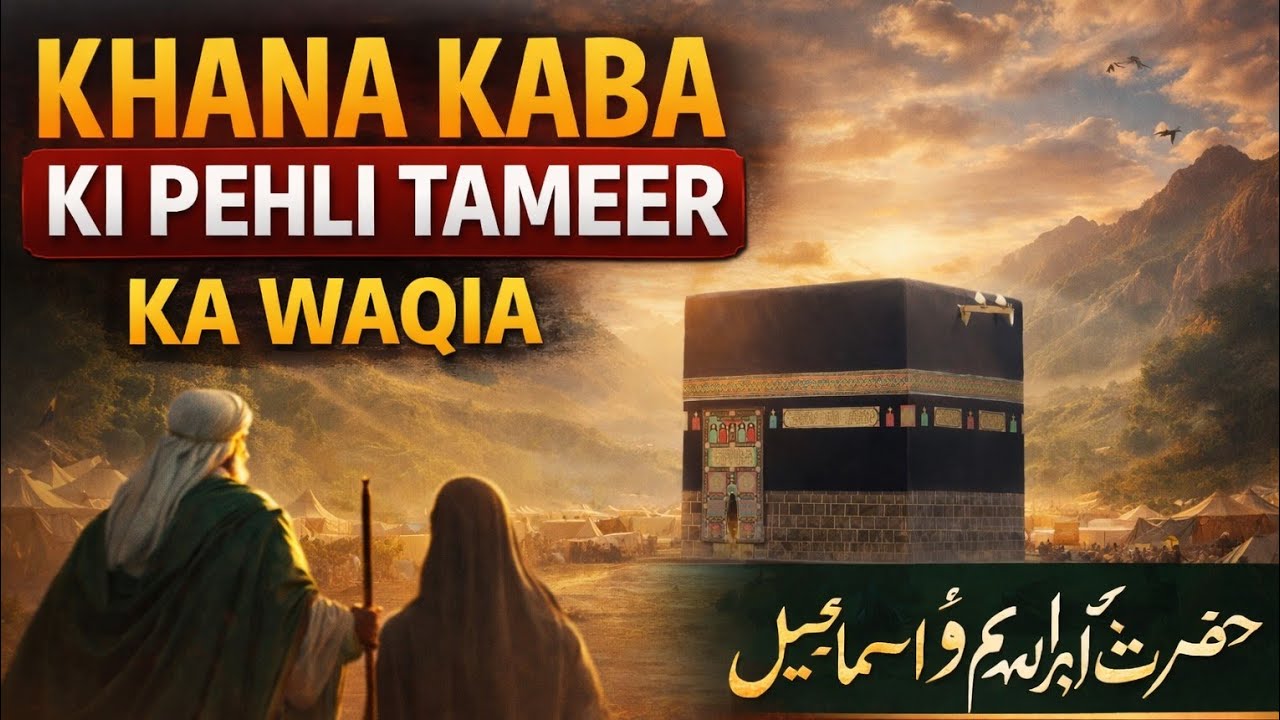 Pehli Baar Khana Kaba Kis Ne Banaya? | Complete Islamic History |zikrejaari |