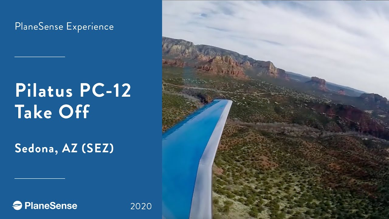 PC-24 Jet Takes Off from Sedona, AZ (SEZ) | PlaneSense