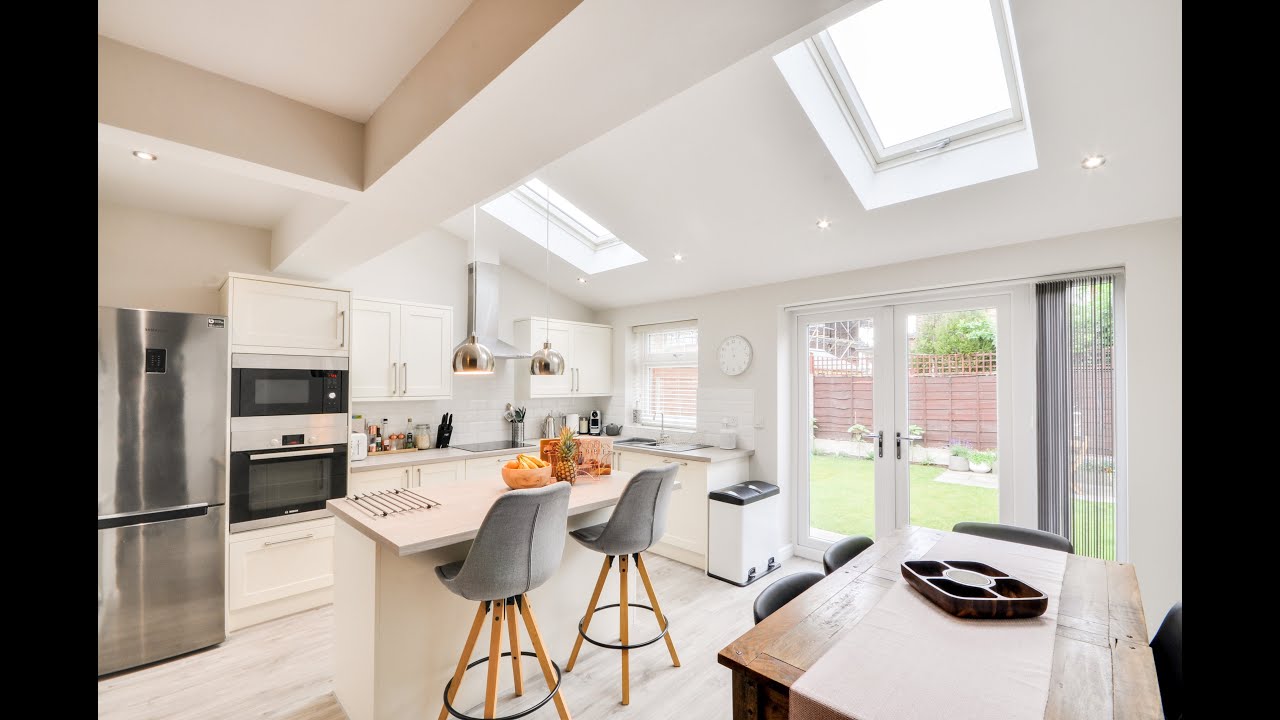 A beautifully extended, open plan semi-detached family home