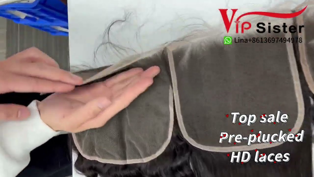 Vipsister top sale pre-plucked HD closures and HD frontals 