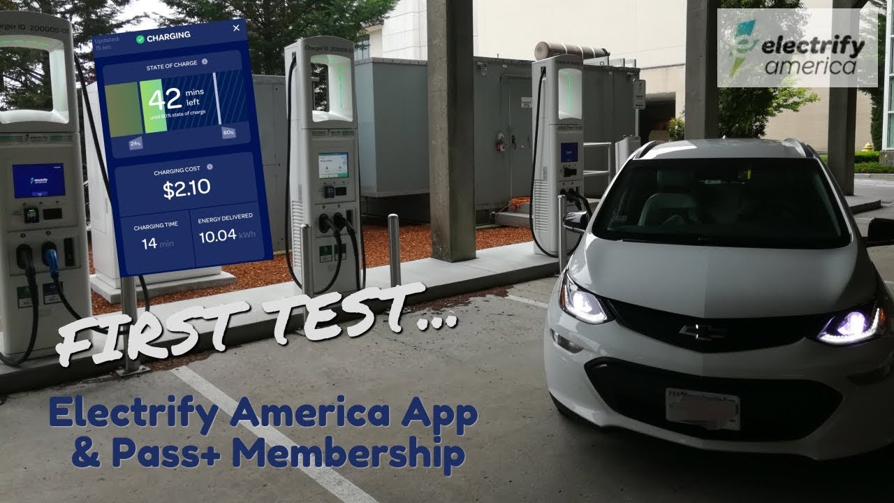 Мобильное приложение Electrify America: первая оплата и стоимость подписки Pass+