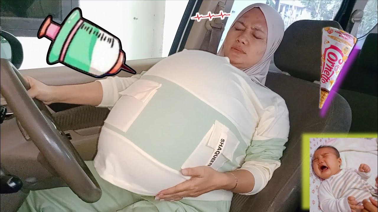 ASTAGA HAMIL DALAM MOBIL PUTIH😲 LAHIR BAYI CANTIK 💞 ICE-CREAM CORNETTO YOUR BERY 