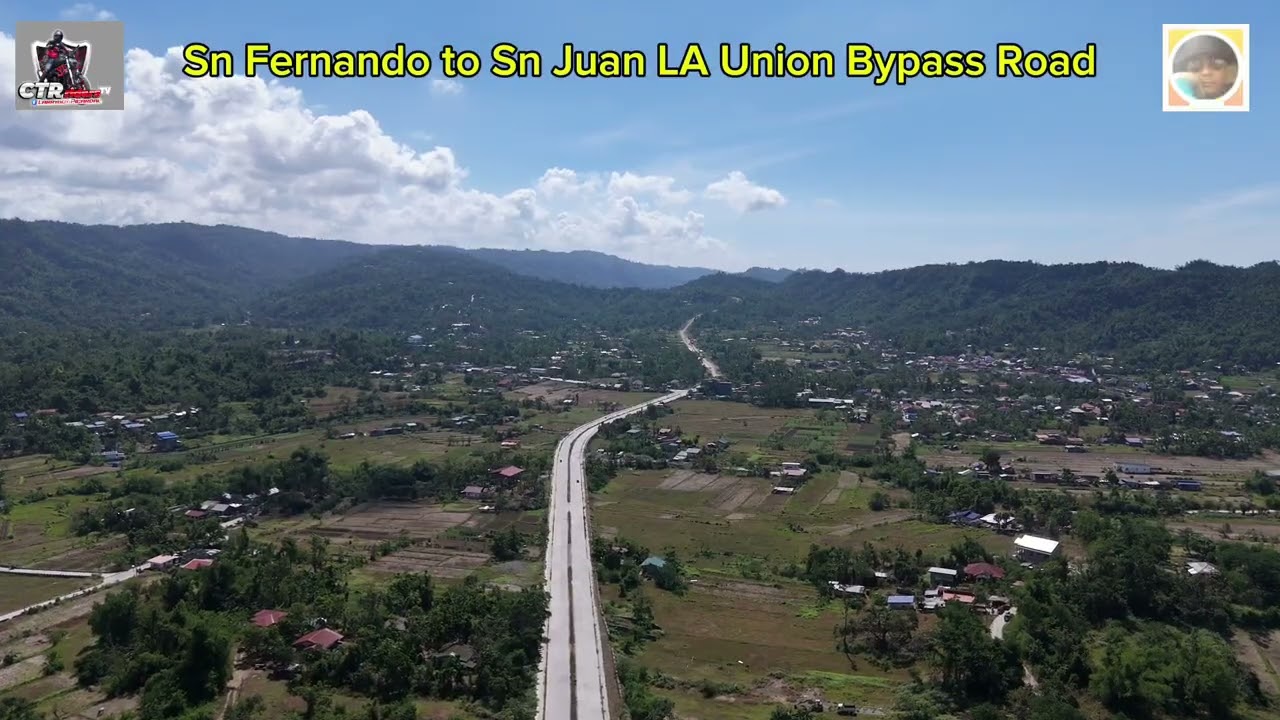 Ang aerial view Ng Sn Fernando to Sn Juan La Union Bypass road part1