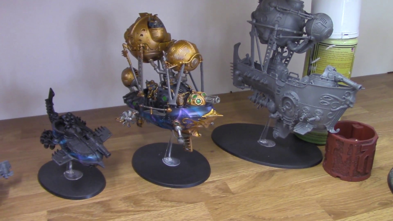 Kharadron Overlords Ships - Size Comparisons