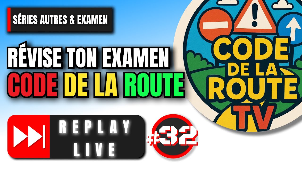 LIVE QUIZ CODE DE LA ROUTE 🚦 | Séries Autres & Examen ! #32