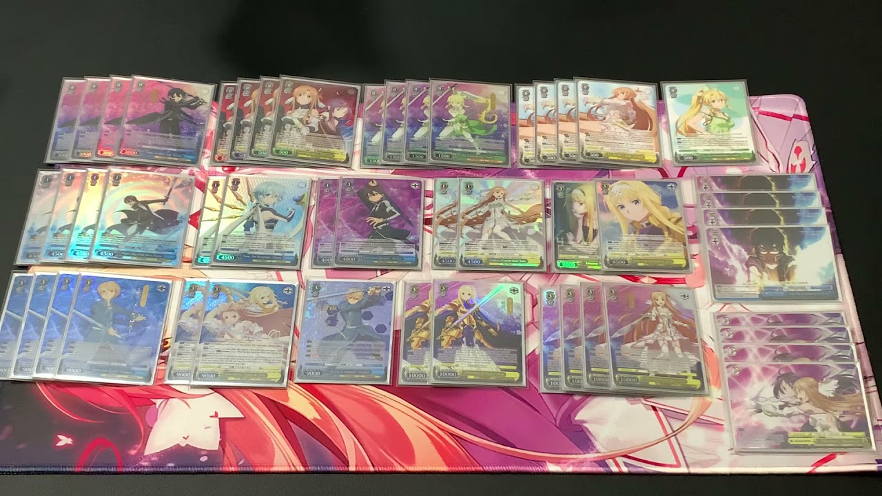 Weiss Schwarz SAO Alicization Vol2 Pants/Choice Deck Profile!!