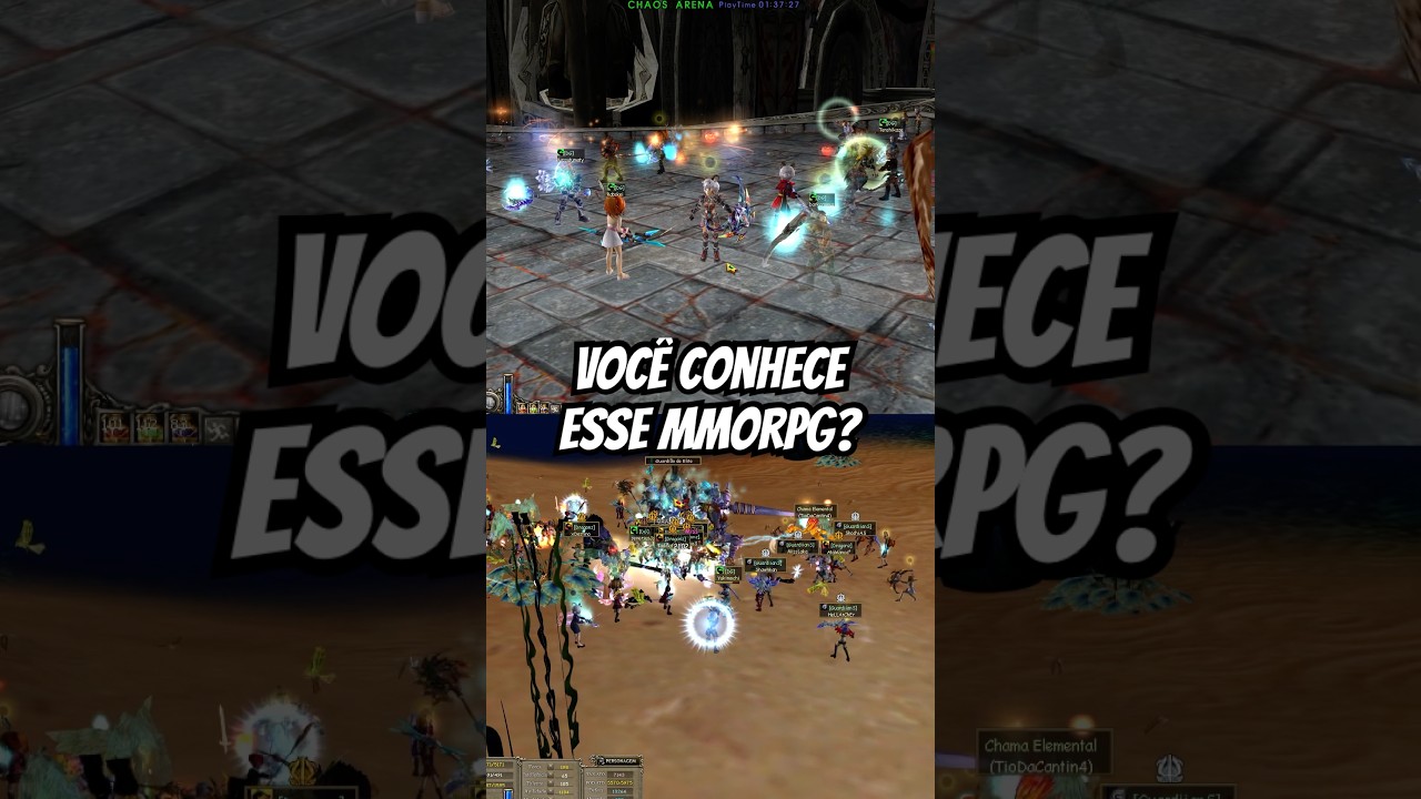Um MMORPG Cl&aacute;ssico com comunidade ativa em 2025 #pristontale #gaming #mmorpg