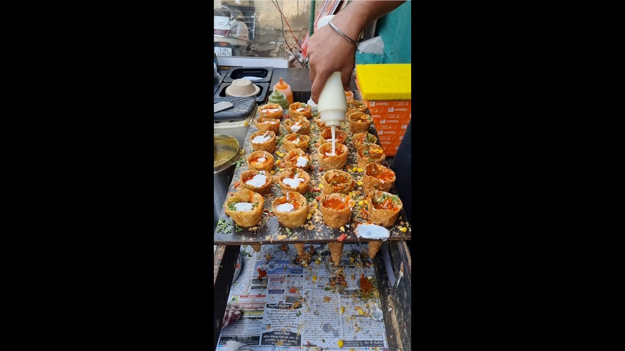 Extreme Cone Chaat Making Of India #shorts