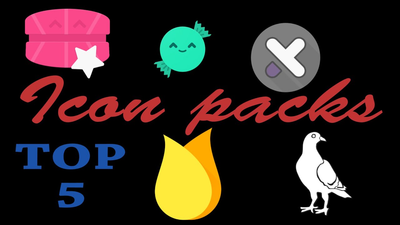 Top 5 Icon Packs for Android Smartphone
