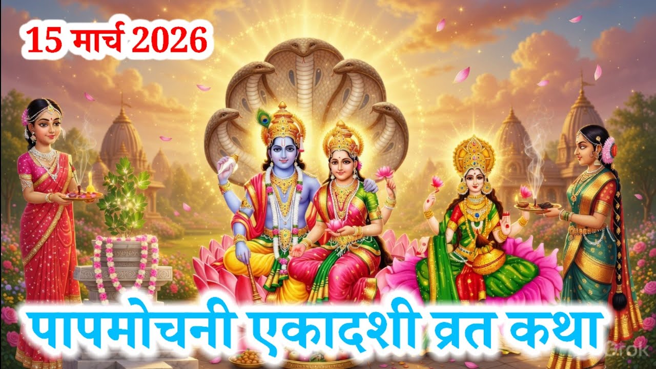 पापमोचनी एकादशी व्रत कथा  Laxmi mata ki Katha | ekadashi ki aarti| papamochani ekadashi 2026