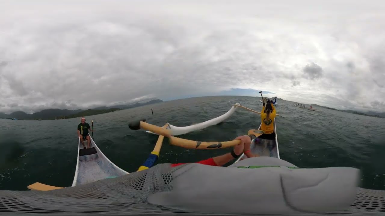Na Koi Lani Saturday Workout on Kaneohe Bay, Oahu, Hawaii. Long Version 360 Video.