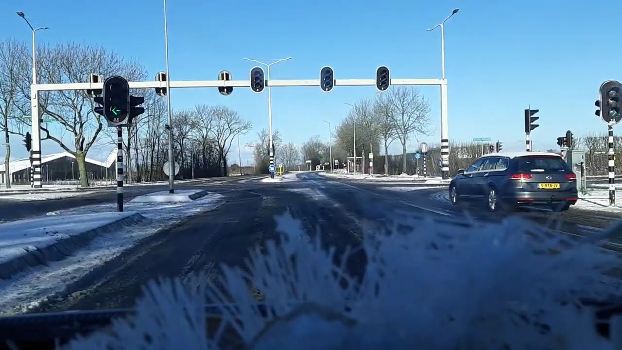 5 januari 2026 Zon en Sneeuw boven MIDDELBURG  = EEN GEWELDIGE COMBINATE