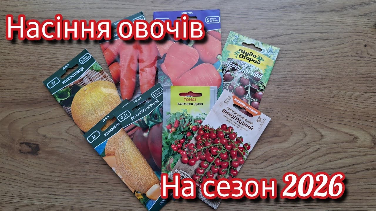 Що буду сіяти з овочів? Овочеве насіння. 