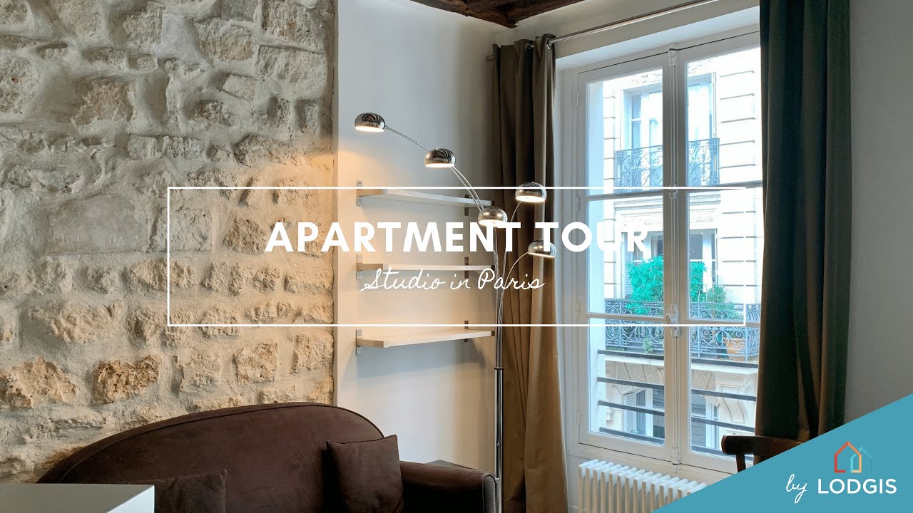 Apartment Tour // Furnished  28m2 in Paris – Ref : 10521780