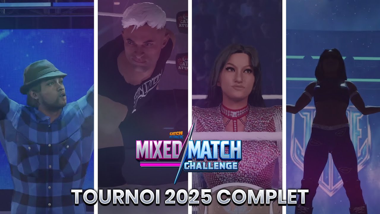 #WWE2K25 CATCH ATTACK UNIVERSE | MIXED MATCH CHALLENGE 2025 COMPLET