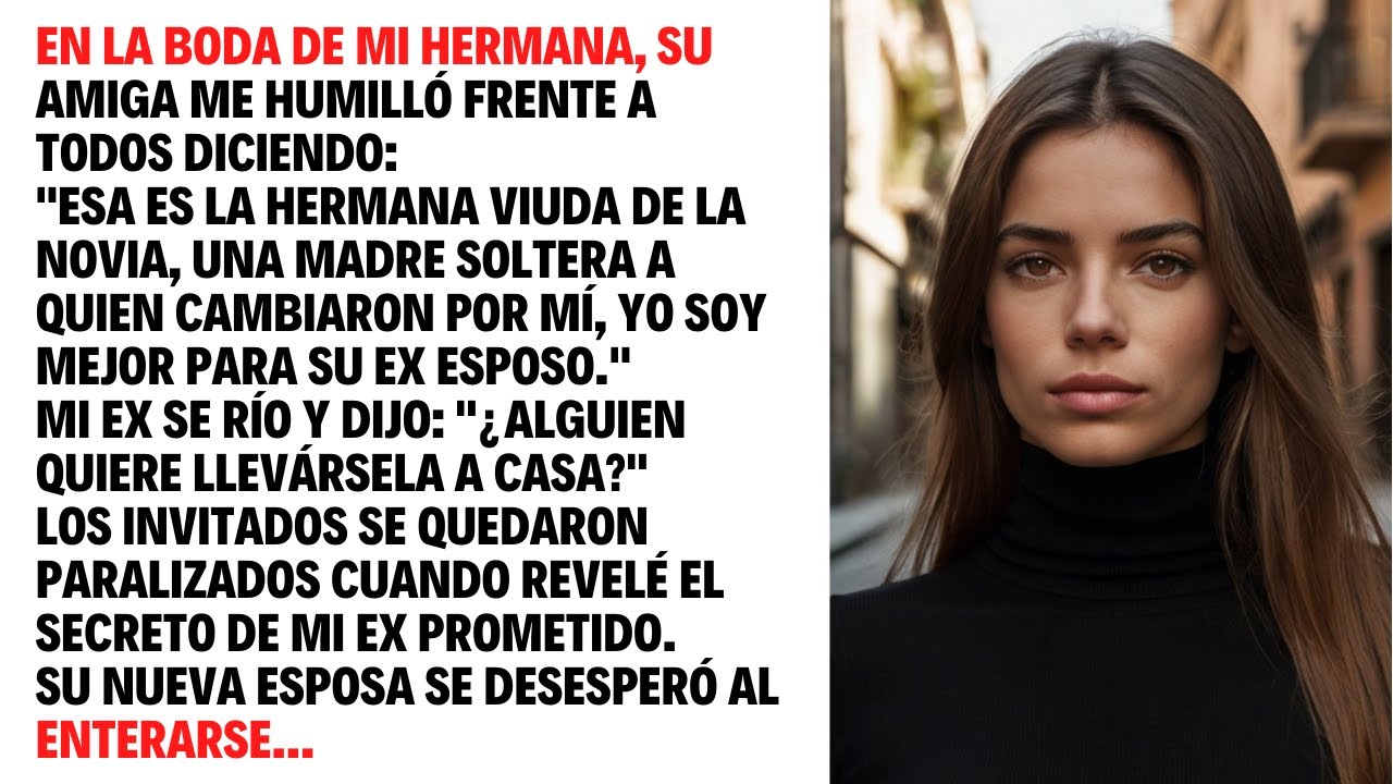 EN LA BODA DE MI HERMANA, SU AMIGA ME HUMILLÓ FRENTE A TODOS DICIENDO ESA ES LA HERMANA VIUDA DE...