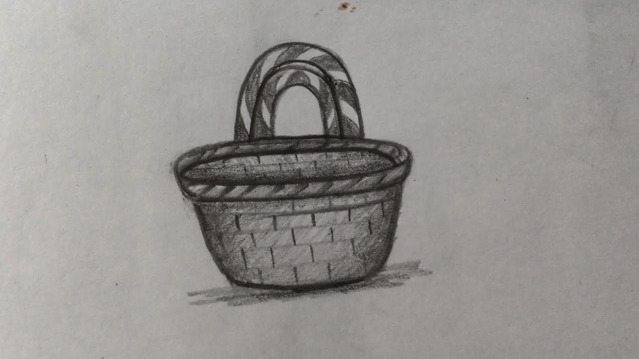 Basket Sketch Tutorial | Easy Shading for Beginners
