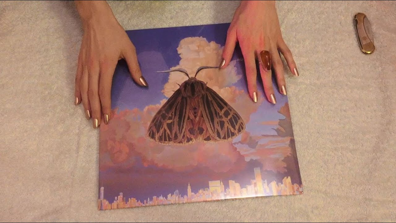 ASMR Unboxing : Chairlift 'Moth' LP (*Vinyl Collecting, Whispering, Crinkles*)