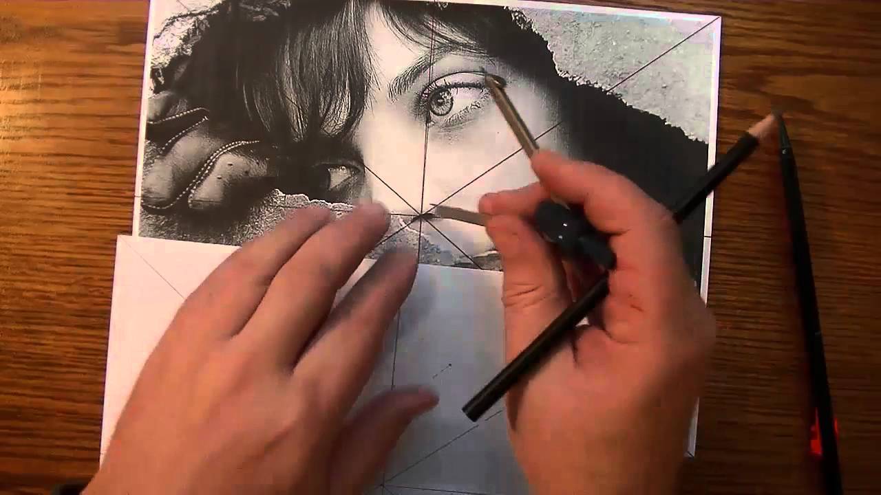 Using the GRID METHOD to get your drawings started! Part 2 of 2