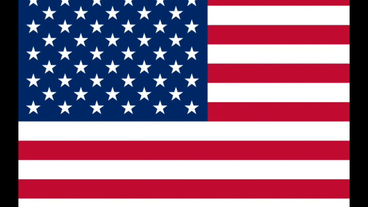 Us national Anthem but slowed and mic hog echo