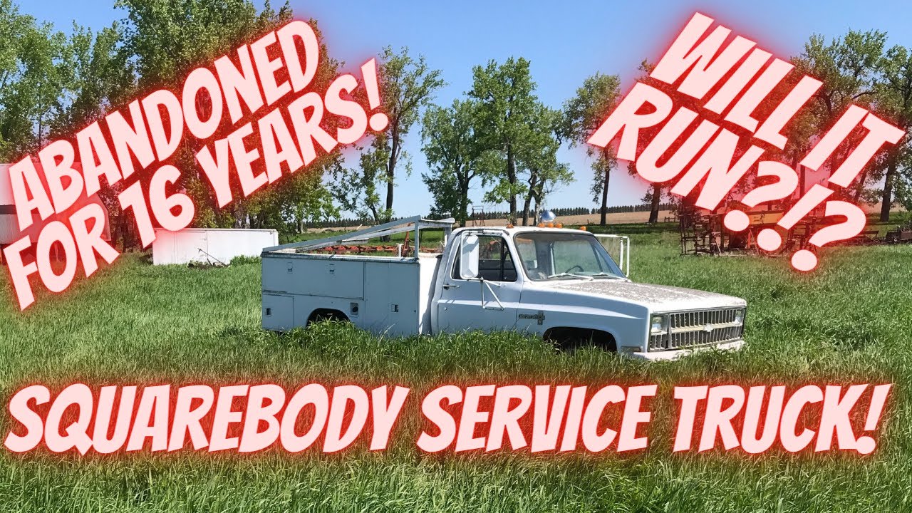 1981 Chevrolet Dually! Abandoned for 16 years! C30 Squarebody Service Truck!