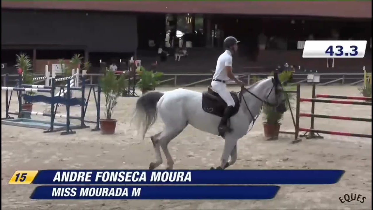 Miss Mourada M (Baloubet x Itália M) e André Moura.