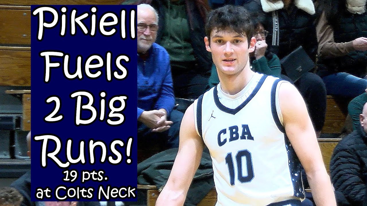 CBA 60 Colts Neck 41 | HS Boys Basketball | Kevin Pikiell 19 points