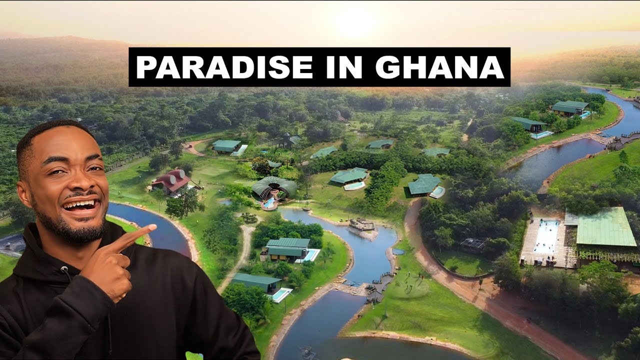 We found the most beautiful resort  in Ghana