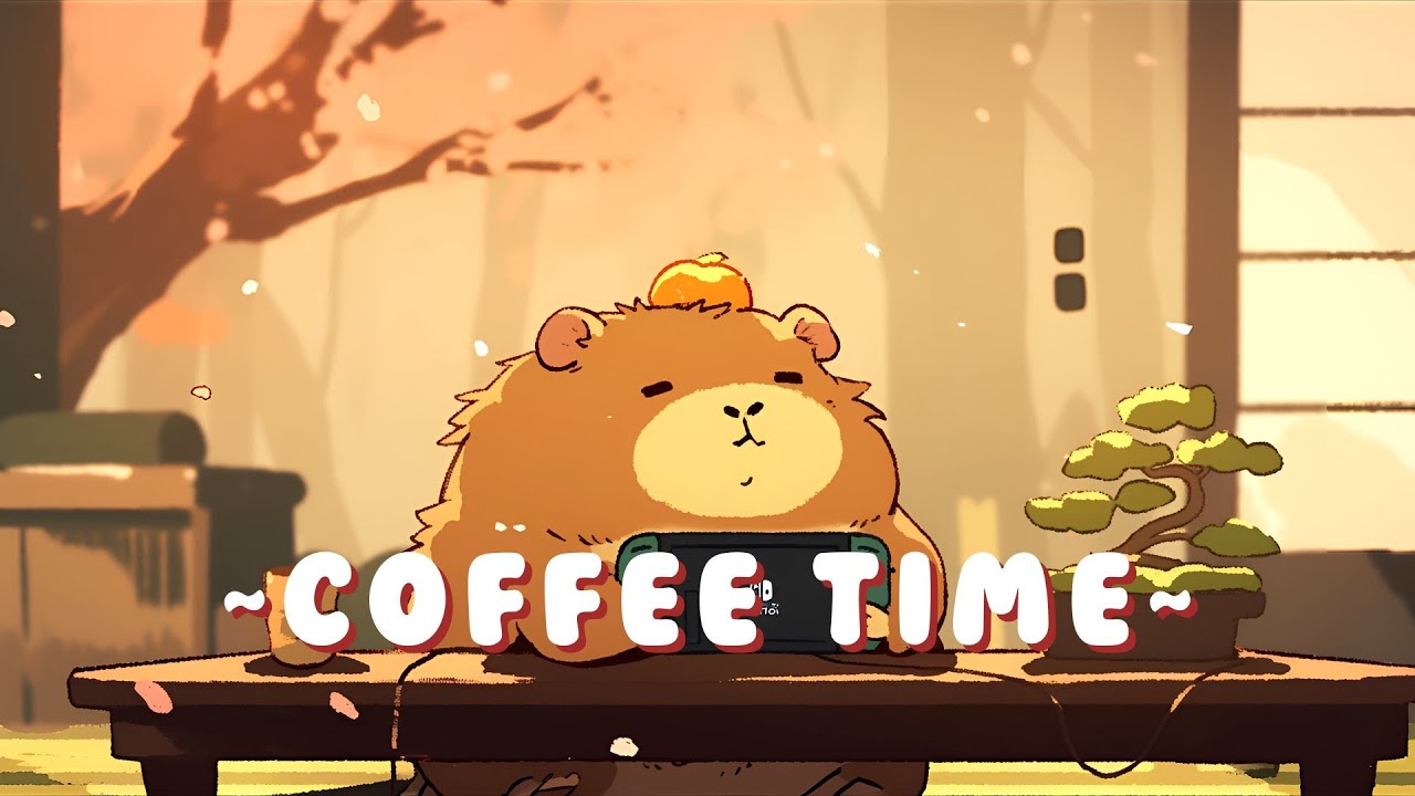 Capybara Beats & Lofi - Peaceful Beats for Studying & Relaxing ~ Peaceful Flow ~ 🦫 🎮 ☕