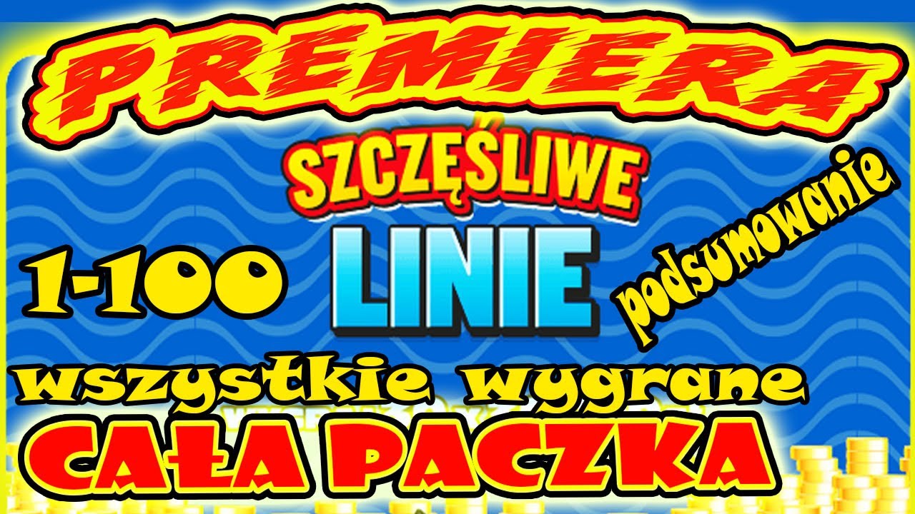 zdrapki lotto 😍💰 Szczęśliwe Linie  1-100 💰😍 PREMIERA 🤩 TYLKO WYGRANE Z CAŁEJ PACZKI 🤑🤩