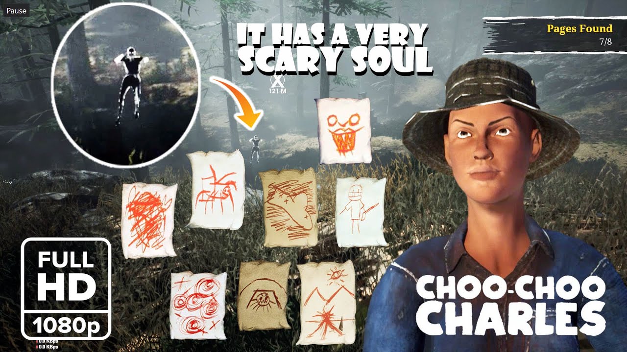 I want to collect 8 pages of boulder fields for Sasha but there's a ghost here | Choo Choo Charles