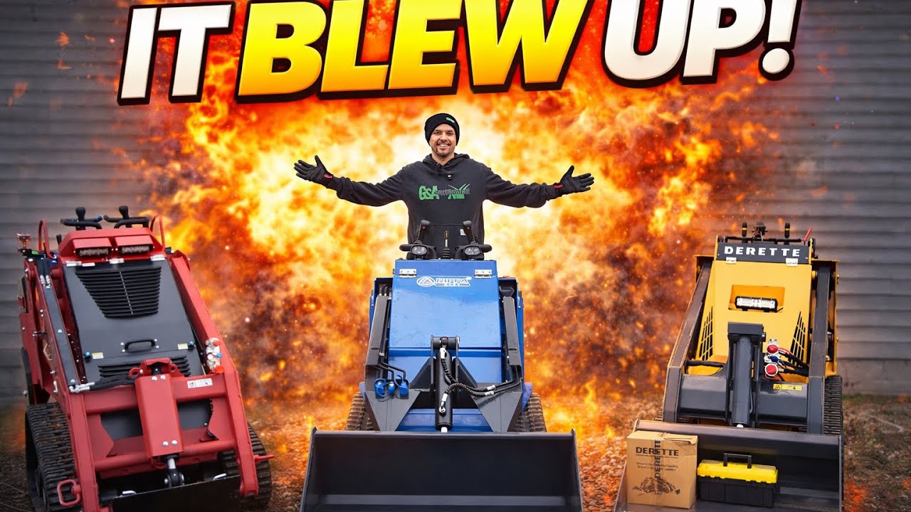We Tested 3 Mini Skid Steers… I Didn’t Expect THIS