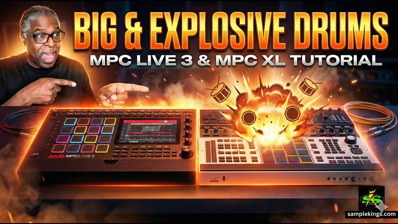 MPC LIVE 3 & MPC XL: HOW TO MAKE THE DRUMS BIG & EXPLOSIVE