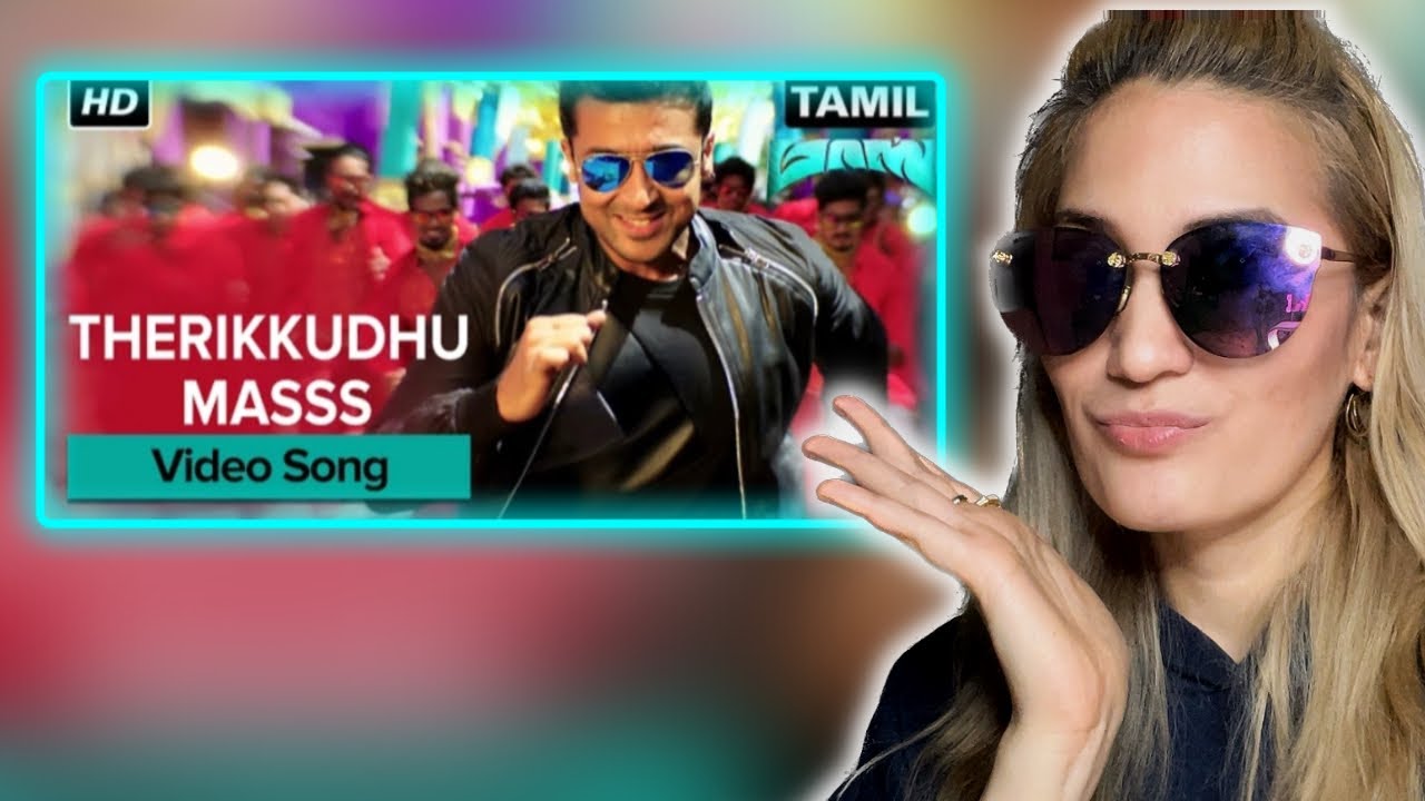 Reaction to “Therikkudhu Masss” Video Song | Suriya