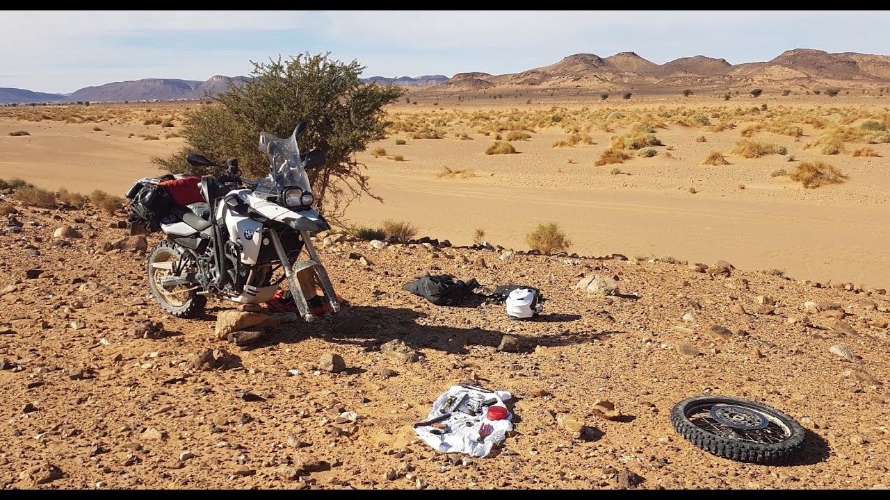 BMW F800 GS riding adventure on Morocco 2018