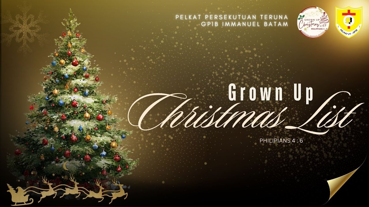 IBADAH & PERAYAAN NATAL PELKAT PT |  24 JANUARI 2026 | 18.00 WIB | GPIB IMMANUEL BATAM