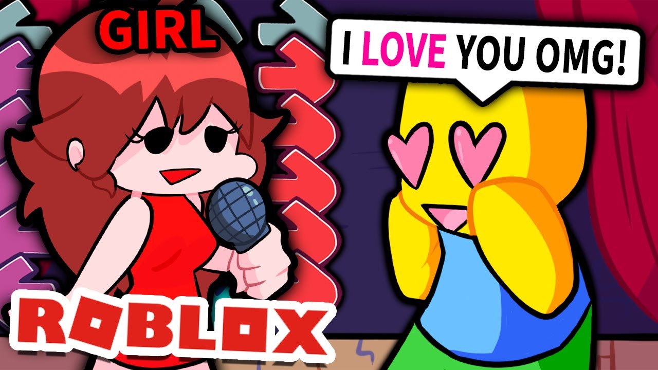 Я притворилась ДЕВУШКОЙ в Roblox Friday Night Funkin