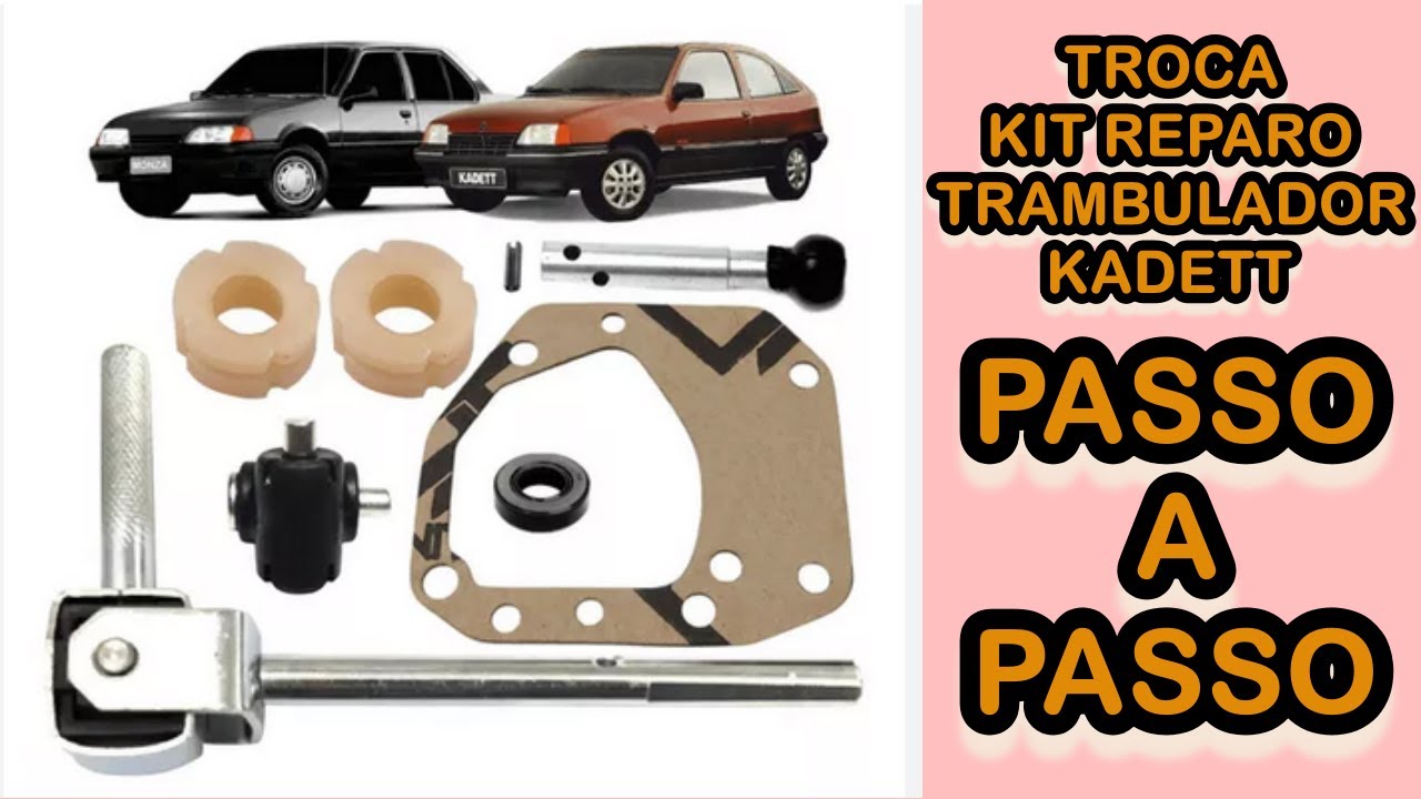 Faça você mesmo, troca reparo trambulador cambio Kadett!