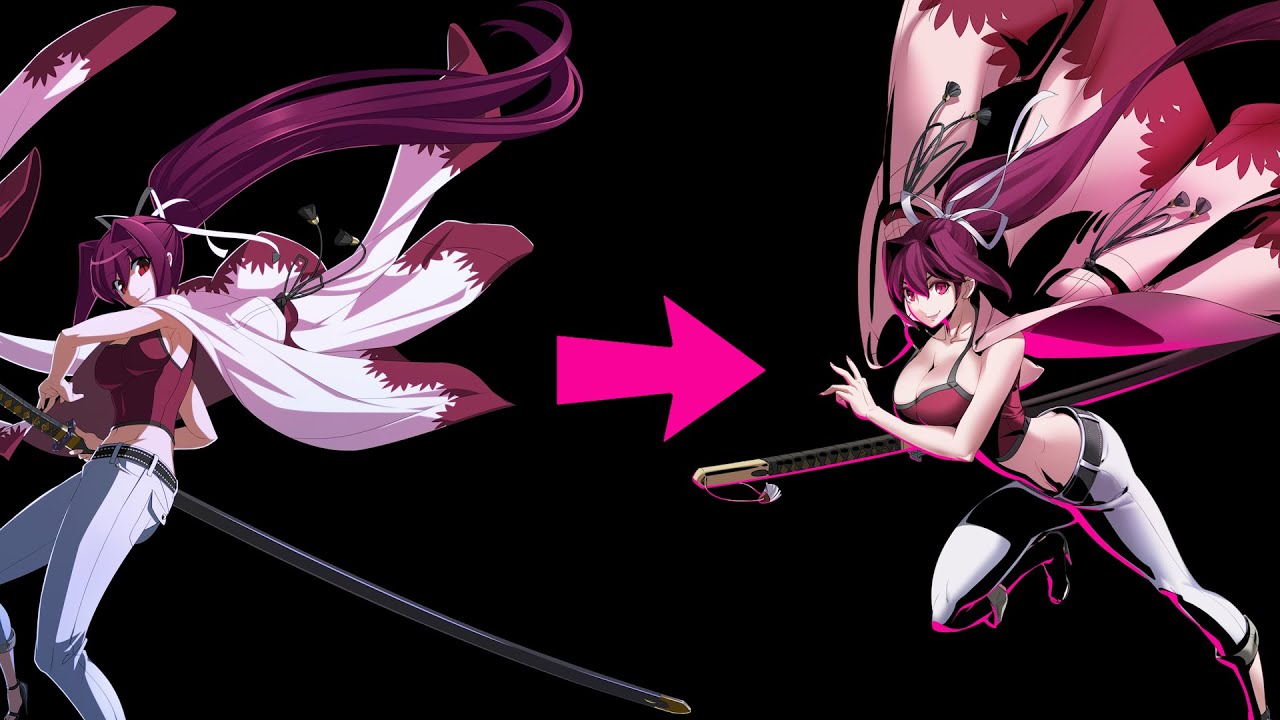 Yuzuriha Voice Comparison (Ayumi Fujimura vs Hitomi Nabatame) | Under Night In-Birth II [SYS:Celes]