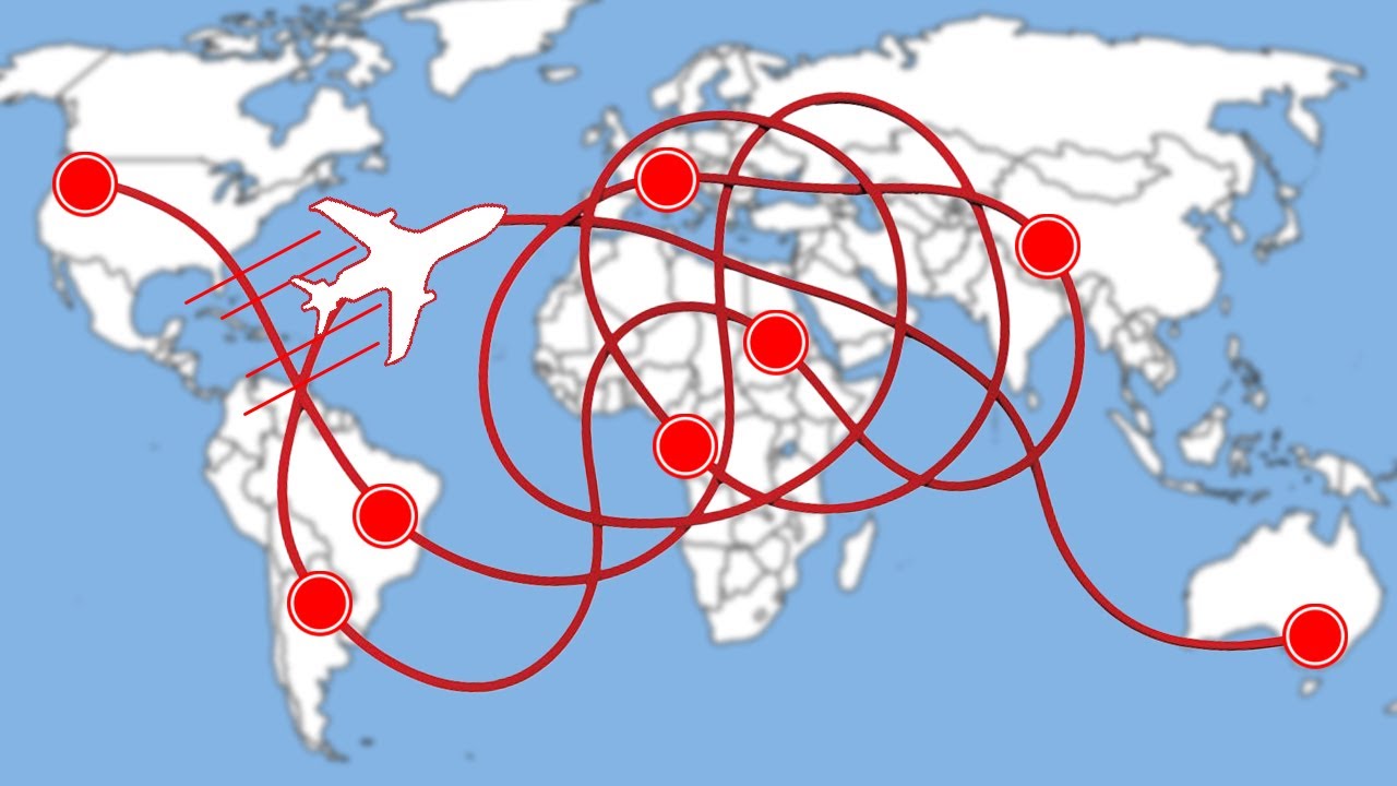 I Connected the ENTIRE WORLD with ONE LINE of Planes! | Fly Corp