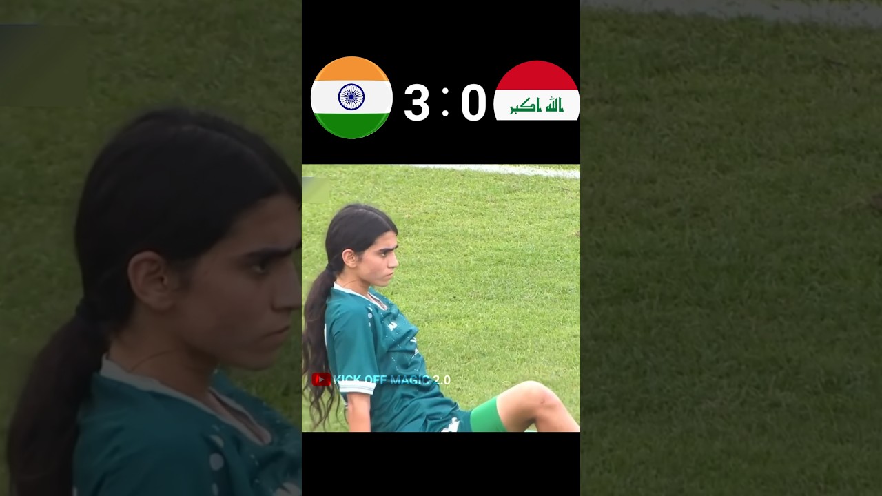 India VS Iraq Womens Asian Cup Qualifier #indianfootball #iraqfootball #shorts