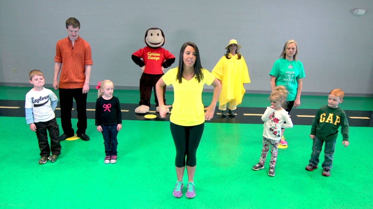 Preschool Curious George Book and Workout Video