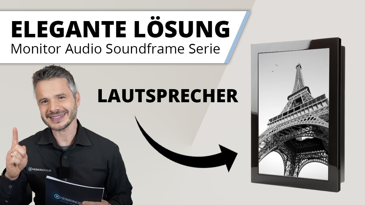 Lautsprecher verstecken als Bild mit eigenem Motiv - Monitor Audio Soundframe!