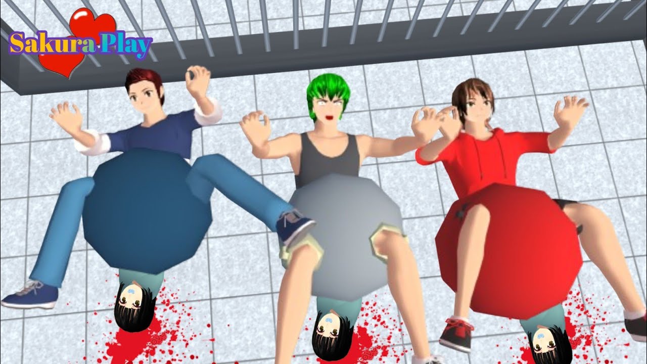 Taiga Hamil Salah Pergaulan 3 Cowok Melahirkan Bayi 🚼👶 Di Dalam Penjara 👮😷👮🚓 Sakura School Simulator