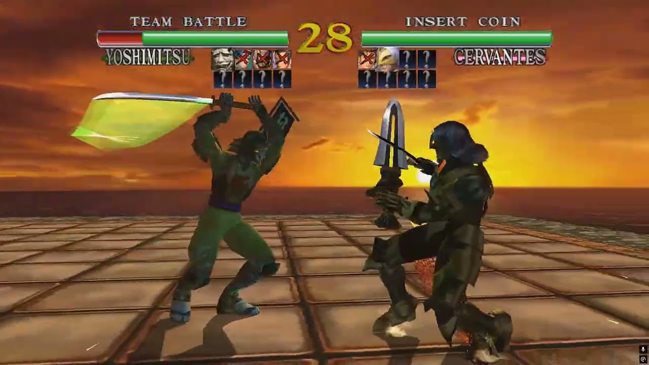 Soul Calibur, Random Select - gameplay 1, Ultra Hard, 60 FPS, 720p,emu DC -Flycast