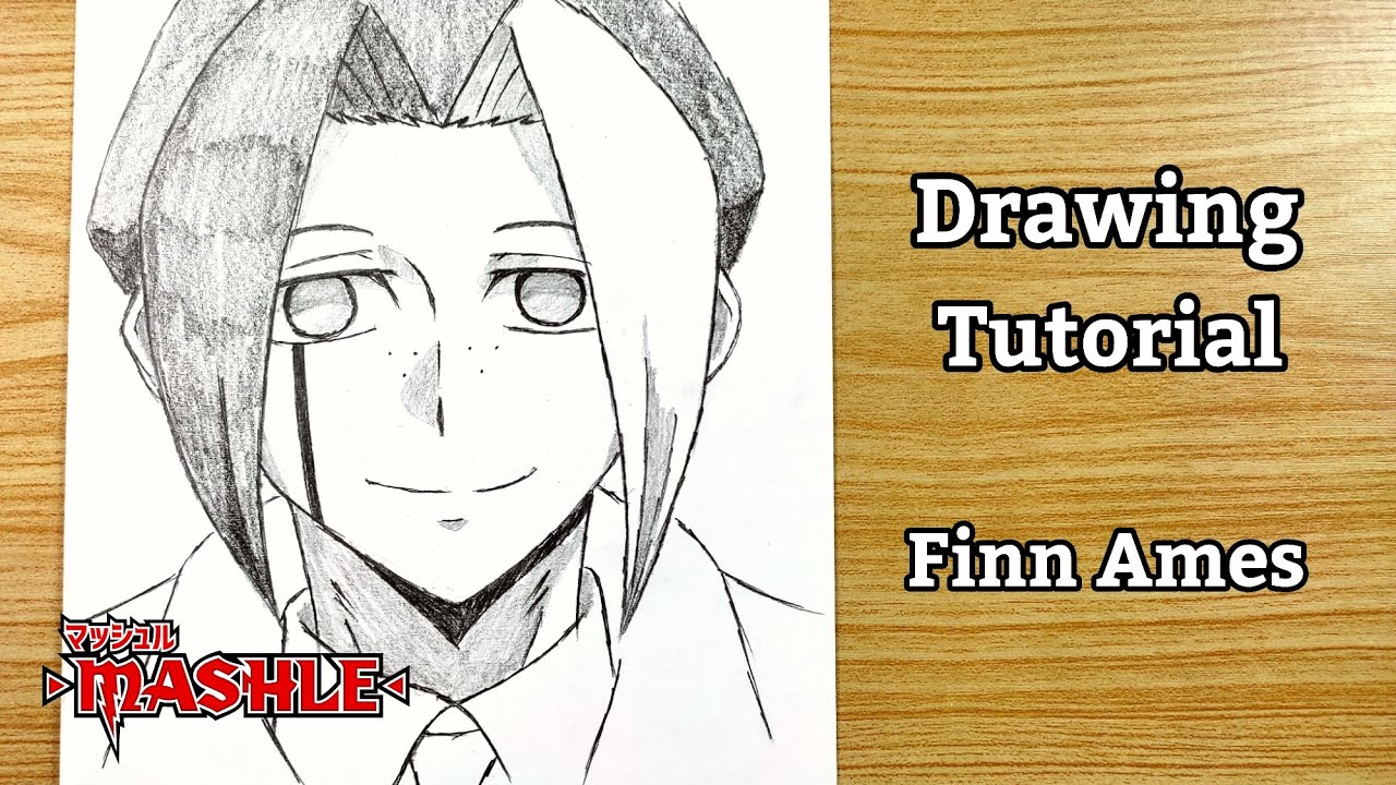 Mashle Drawing tutorial | How to draw Finn Ames Easy step-by-step