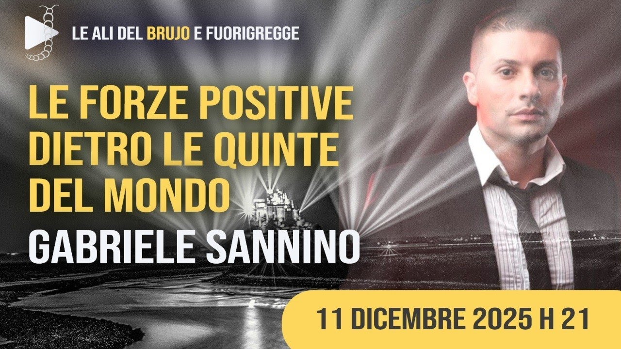 LE FORZE POSITIVE DIETRO LE QUINTE DEL MONDO. Con Gabriele Sannino e Alessia Susani