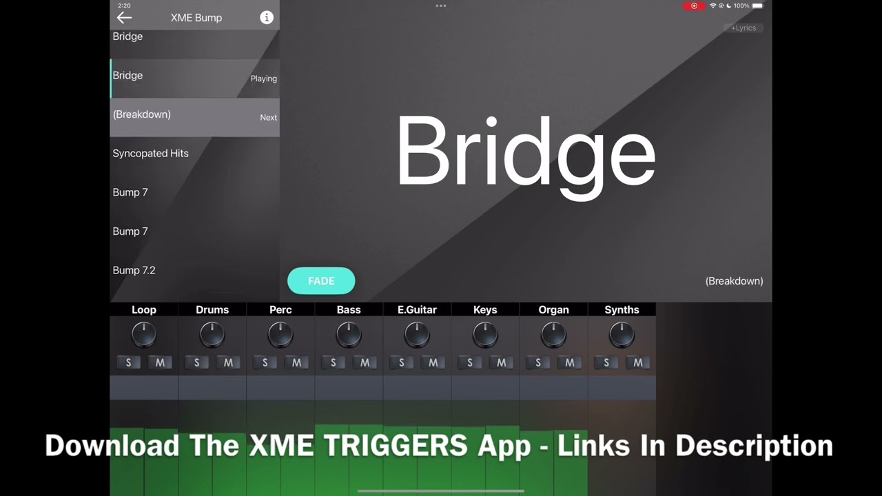 XME Bump (Praise Break) XME TRIGGERS App Preview