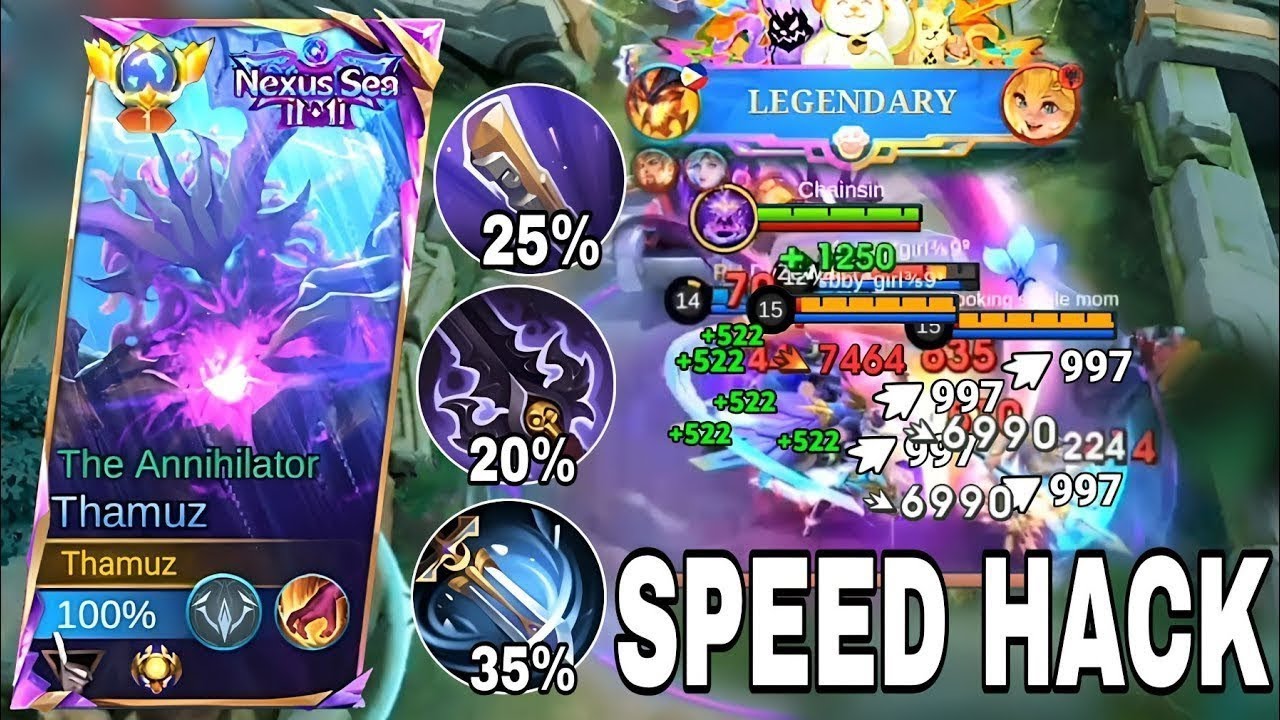 SOLO RANK MAIN THAMUZ ITEM TANK DI HIGH TIER‼️GAMEPLAY TOP GLOBAL THAMUZ - MLBB