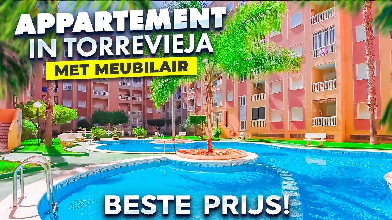 Appartement in Torrevieja❗BESTE PRIJS & Zwembad + met meubilair | Onroerend goed te koop in Spanje